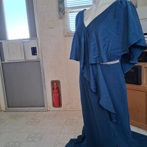 Elegant Blue Evening Gown